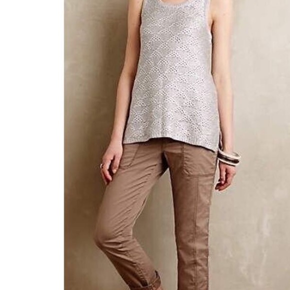 Anthropologie metallic classy  gray/silver size small top great condition - Picture 3 of 10